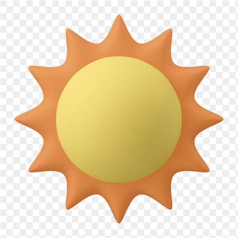 An Orange And Yellow Sun On A White Background Png Sun Icon Png
