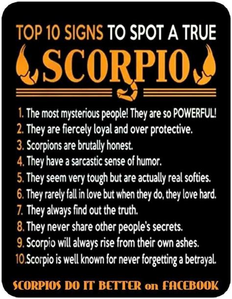 Top Signs To Spot A True Scorpio