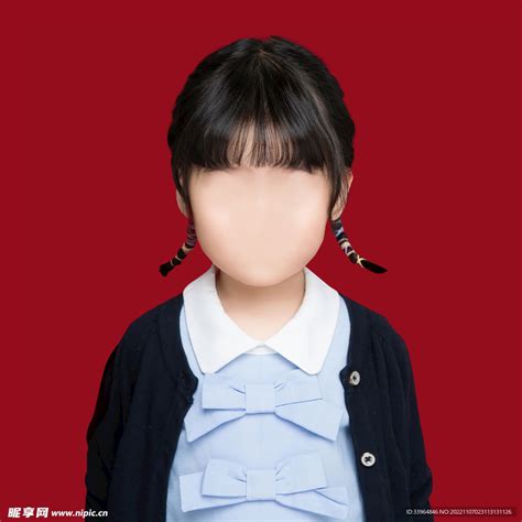 儿童证件照换脸设计图儿童摄影模板摄影模板设计图库昵图网