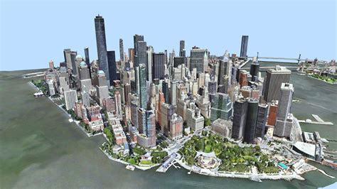 Manhattan New York City Usa Buy Royalty Free 3d Model By Libanciel