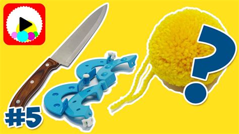 Как Сделать Помпон на шапку - POM POM MAKER - Помпончик #5 - Видео ...