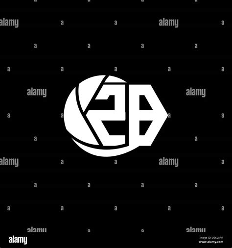 Initial Zb Logo Design Geometric And Circle Style Logo Business