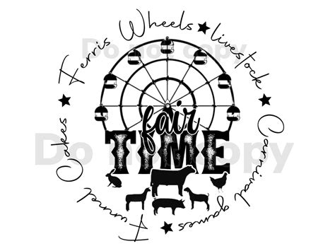 fair time high resolution png digital file  transparent etsy