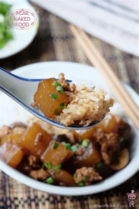 Braised Turnip Rice Bowl Bear Naked Food