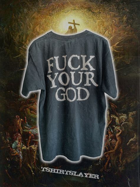 Deicide Scars Of The Crucifix Fuck Your God TShirtSlayer TShirt And BattleJacket Gallery