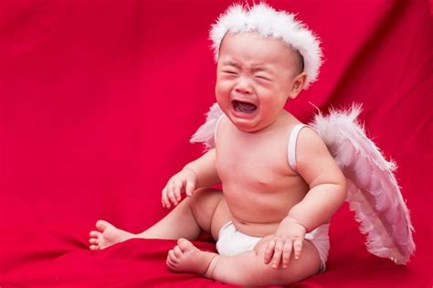 Premium Photo Sad Baby Cupid