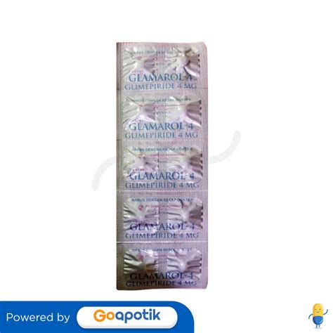 Glamarol 4 Mg Tablet Kegunaan Efek Samping Dosis Dan Aturan Pakai