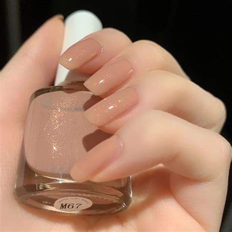 Popular Color Water Based Gel Nail Polish Peel Off No Baking Quick Drying Summer Nude Nail