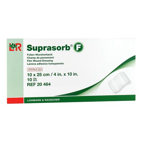 SUPRASORB F Folien Wundverb.10x25 cm steril 10 Stück online bestellen ...