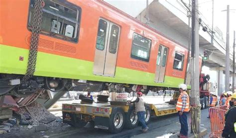 Video Retiran Uno De Los Vagones Afectados En Desplome De L Nea