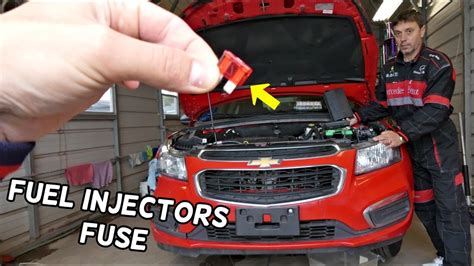 Chevrolet Cruze Fuel Injectors Fuse Location Replacement Fuel Injector