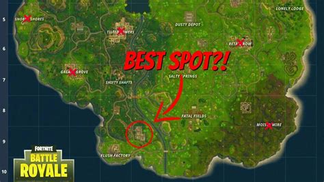 Fortnite Drop Spot Map