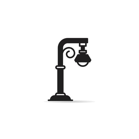 Vintage Street Lamp Icon Vector Illustration 11373138 Vector Art At