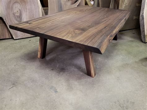 Buy Custom Walnut Modern Coffee Table Made To Order From Woodrich