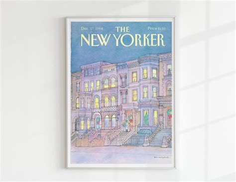 The New Yorker Magazine Cover Published December 17 1984 Us Letter