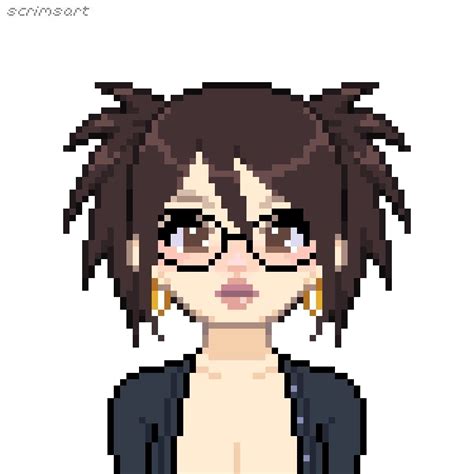 Made Myself In The Pixel Babe Picrew By Scrimsart Pixel Art Characters Swag Cartoon Girls