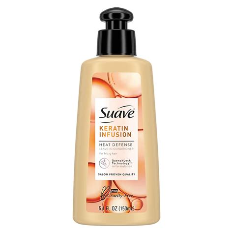 Suave Professionals Keratin Infusion Heat Defense Leave In Conditioner Shop Hair Care At H E B