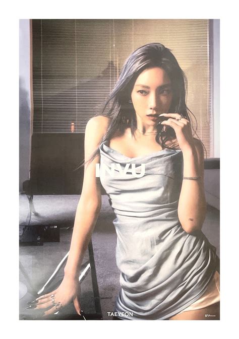 Taeyeon 3rd Album Invu Official Poster Photo Concept Envy Choice Music La