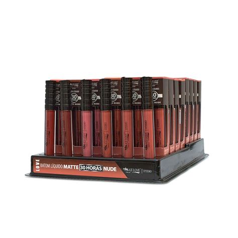 Batom Líquido Matte Nude h ao C Unid Max Love Bem