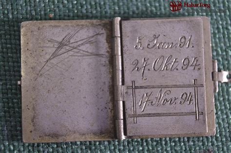 Купить Шатлен брелок старинный "Книга блокнот Памятные дни". Серебро ...