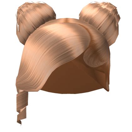 Top Knot Space Buns W Swoop Bang Blonde Roblox