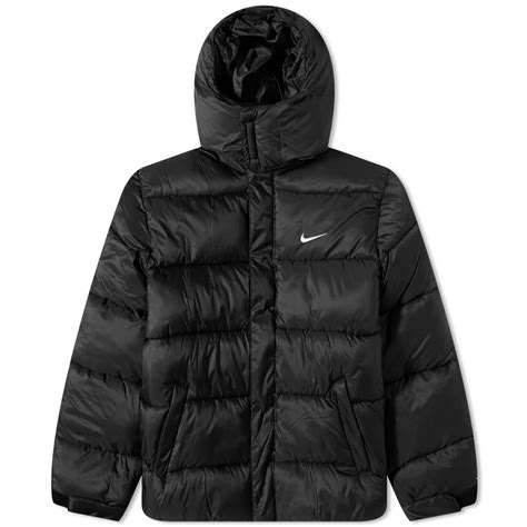 Nike Life Insulated Puffer Jacket Black And White End Us