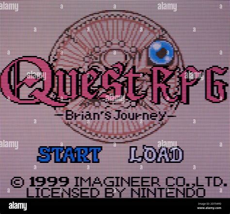 Quest Rpg Brians Journey Nintendo Game Boy Color Videogame