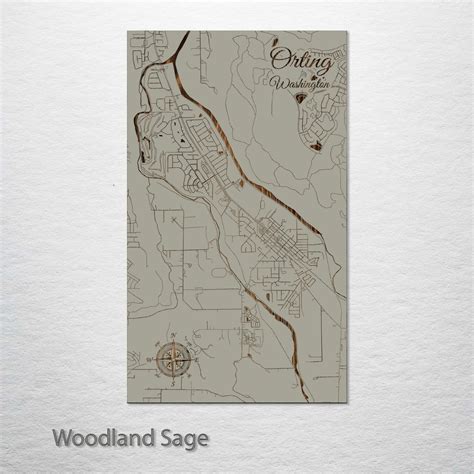 orting washington street map fire pine