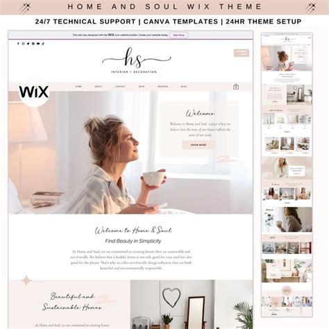 Minimal Wix Website Template Wix Website Template Website Template Wix