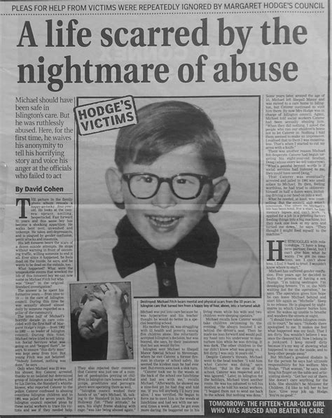 ‘A life scarred by the nightmare of abuse’ – Islington Survivors Network