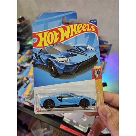 Hot Wheels 福特 GT 模型車 藍色 蝦皮購物