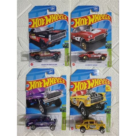 HOT WHEELS HW GASSERS MERCURY COMET CYCLONE CHEVY BEL AIR GASSER CORVETTE GASSER