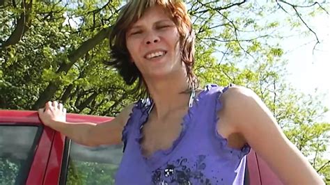 A Brunette German Lady Adores Sucking A Hard Cock Outdoors Xhamster