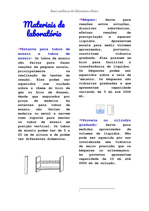 Solution Mat Ria Bases Anal Ticas Do Laboratorio Clinico Parte Documentos Google Studypool