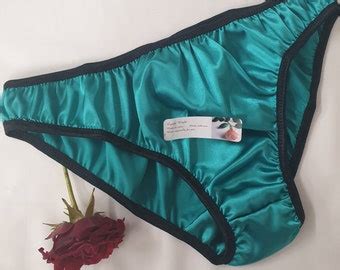Pale Lilac Shiny Satin Plain And Simple Low Rise Sissy Panties Bikini Brief Knickers Lingerie