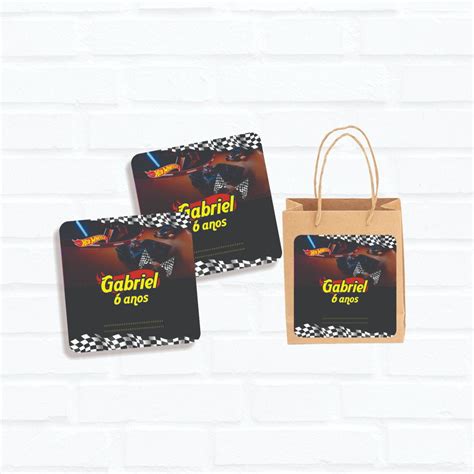 Adesivo Para Sacola Hot Wheels Elo Produtos Especiais