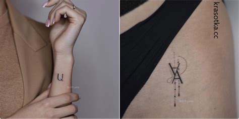 Тату буквы: 13 простых, но значимых знаков