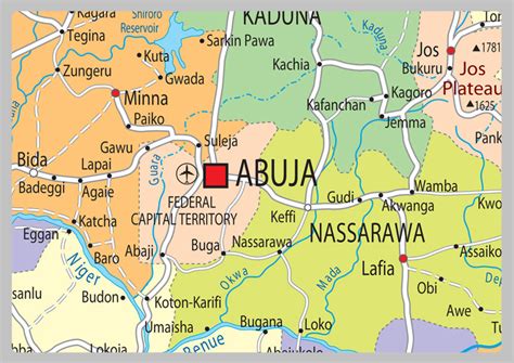 Nigeria Political Map I Love Maps