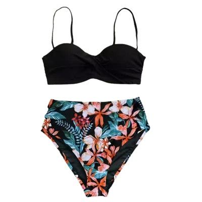 Str J K Pielowy Dwucz Ciowy Bikini Wysoki Stan L Oficjalne Archiwum Allegro