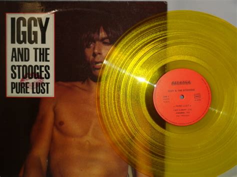 Iggy Pop Iggy And The Stooges Pure Lust Yellow Color Lp Iggy Pop