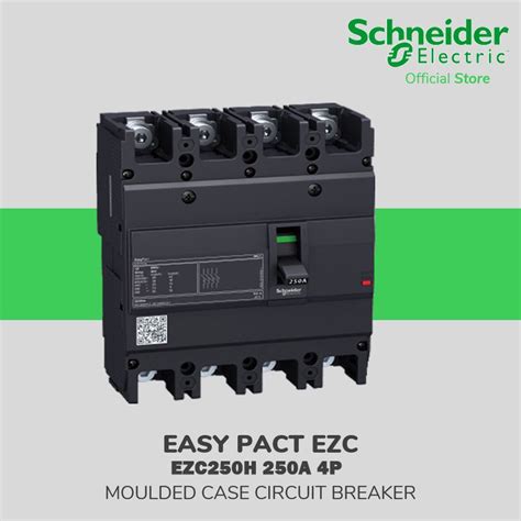 SCHNEIDER ELECTRIC MCCB EZC250H 250A 4P EZC250H4250