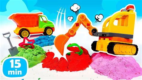 Spielzeug Videos für Kinder Kompilation Kinetischer Sand und Play Doh