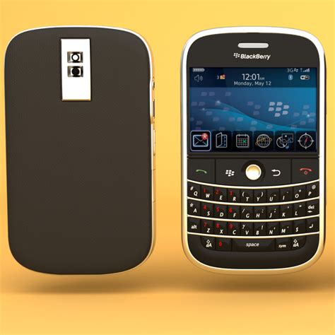blackberry bold 9000 3d model