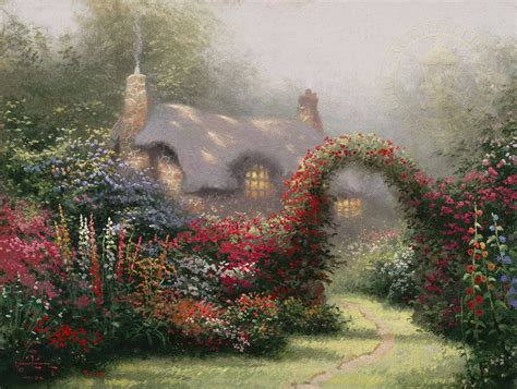 Paintings For Garden Lovers | Thomas Kinkade Carmel & Monterey