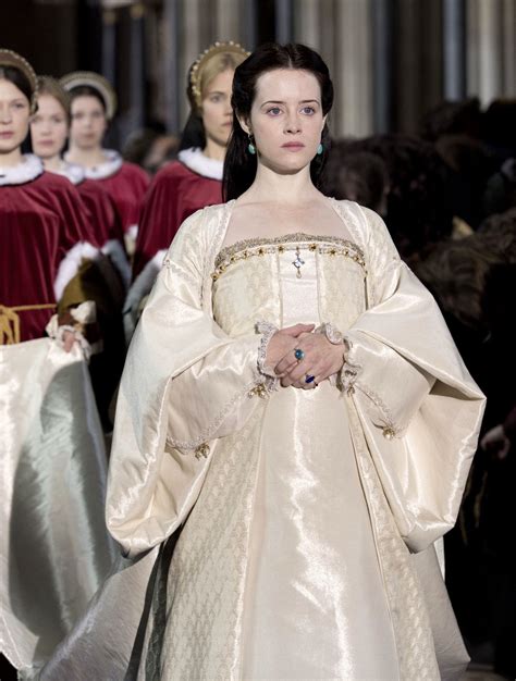 Claire Foy As Anne Boleyn In Wolf Hall Tv Mini Series 2015 Damian