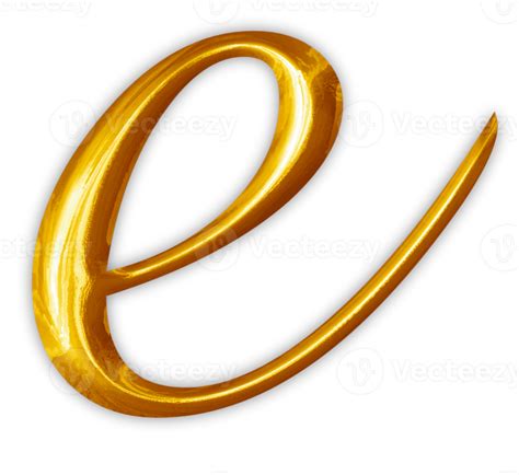 Golden Lowercase Alphabet Letters 28671837 Png