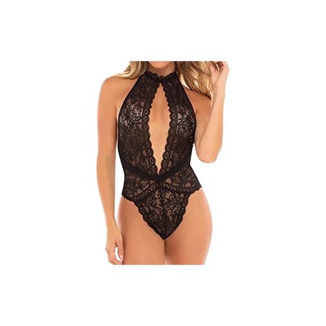 Mgsfglk Erotico Indumentia Rete Trasparente Babydoll Un Pezzi Trasparente Pigiama Lingerie Donna