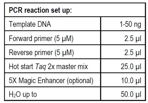 Hot Start Taq 2x Master Mix Intact Genomcs