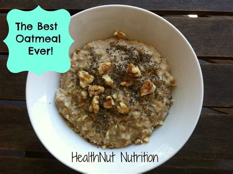 oatmeal  healthnut nutrition