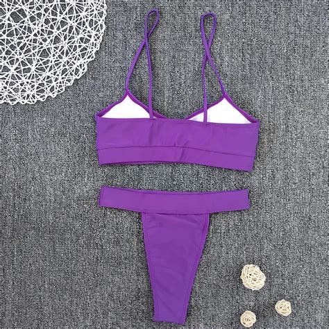 Free Shipping Custom Logo Sexy Bikini Girls Private Label Swimwear Nylon Bikini For Woman Buy